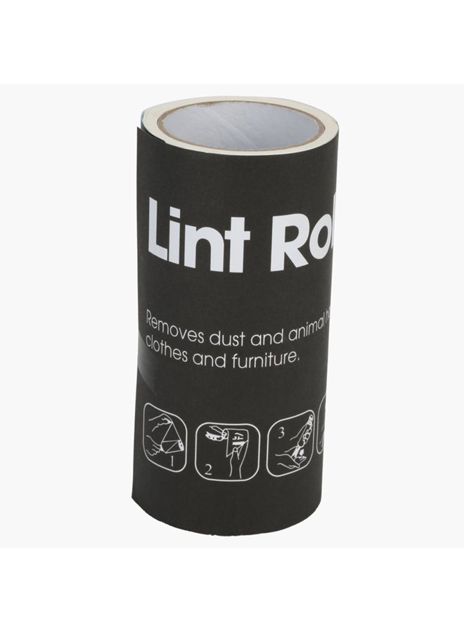 Home Box 2-Piece Cylindrical Lint Roller  Set Black Standard  - Image 1