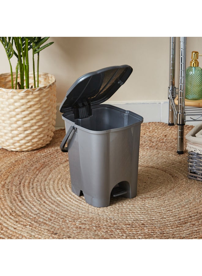 Step In Pedal Trash Bin Grey 8Liters