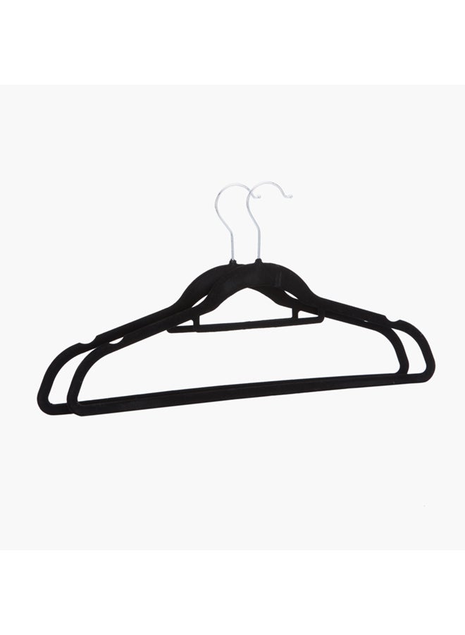 2-Piece Velvet Closet Hanger Set Black 24cm - v1633284906/N22849538A_1