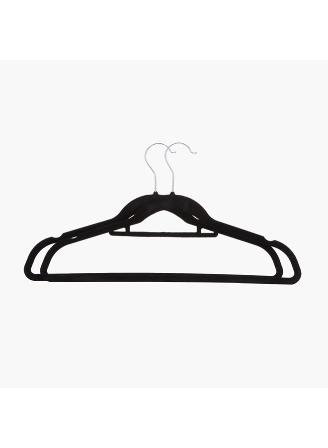 2-Piece Velvet Closet Hanger Set Black 24cm - v1633284907/N22849538A_3