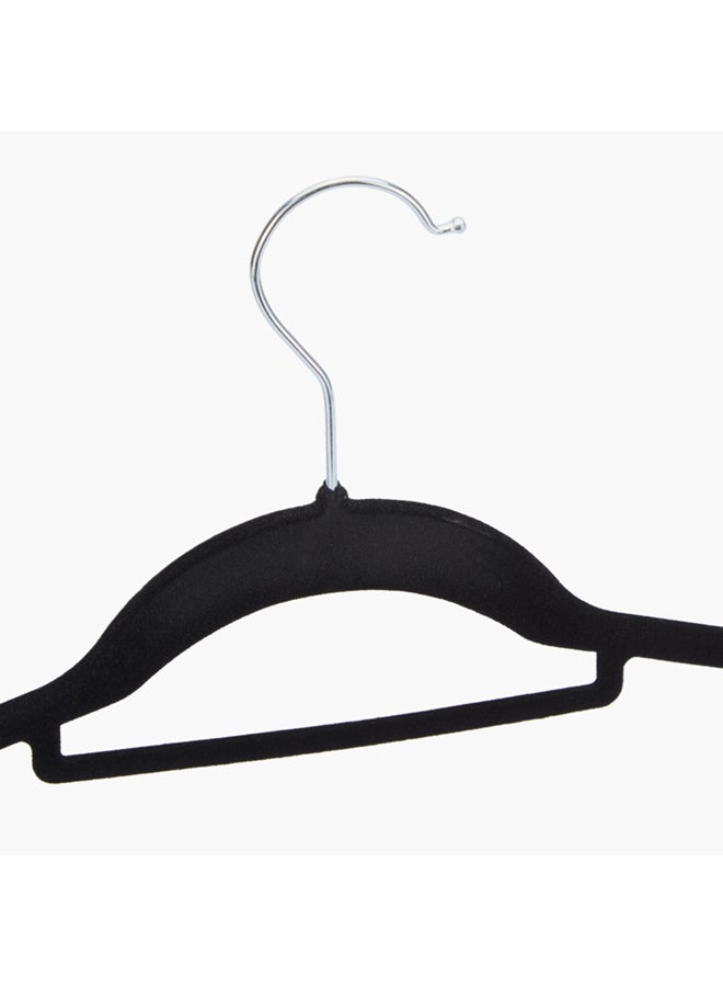 2-Piece Velvet Closet Hanger Set Black 24cm - v1633284907/N22849538A_4