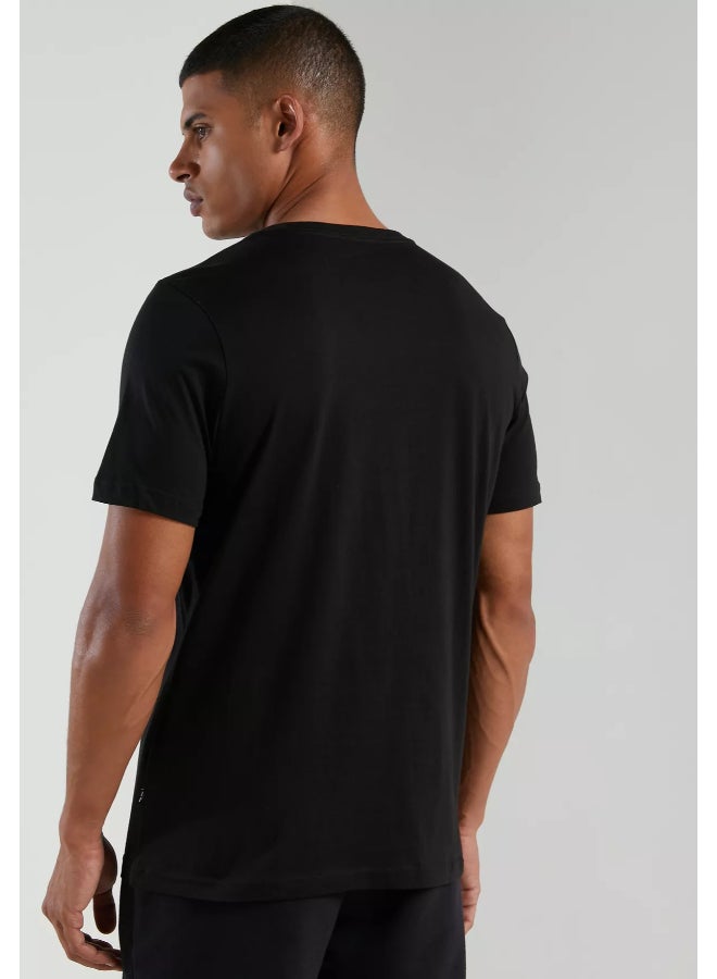 PUMA Essential Logo T-Shirt Black - Image 2