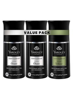 Yardley Gentlemen Classic And Gentlemen Urbane 50ml Pack of 3  - Image 1