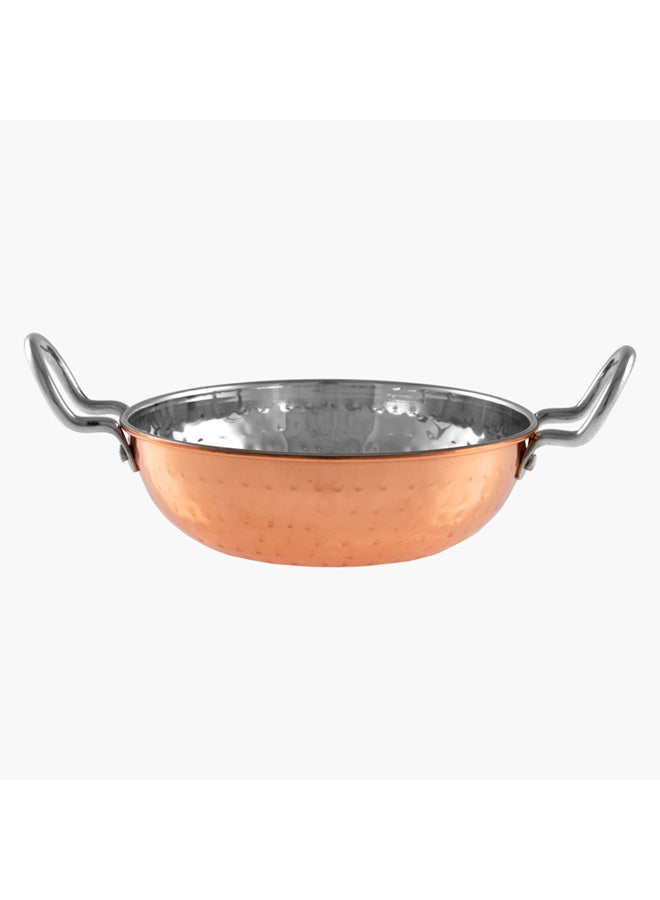 Home Box Hammered Finish Cooking Container Copper 17cm 