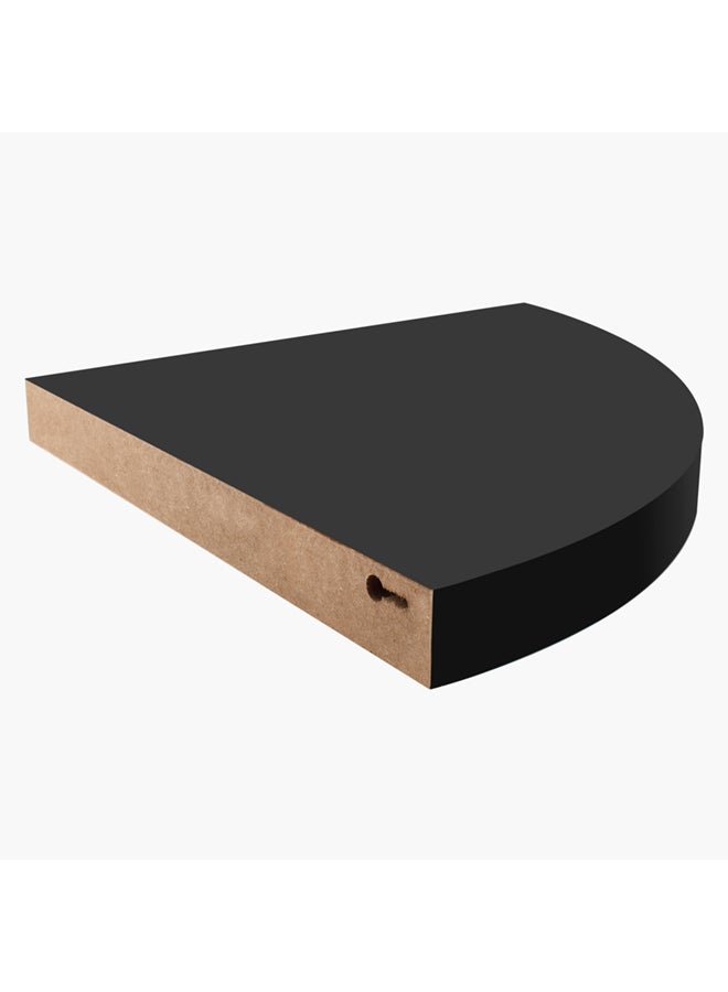 هوم بوكس رف نيكول يوضع عند الزاوية أسود - Image 2