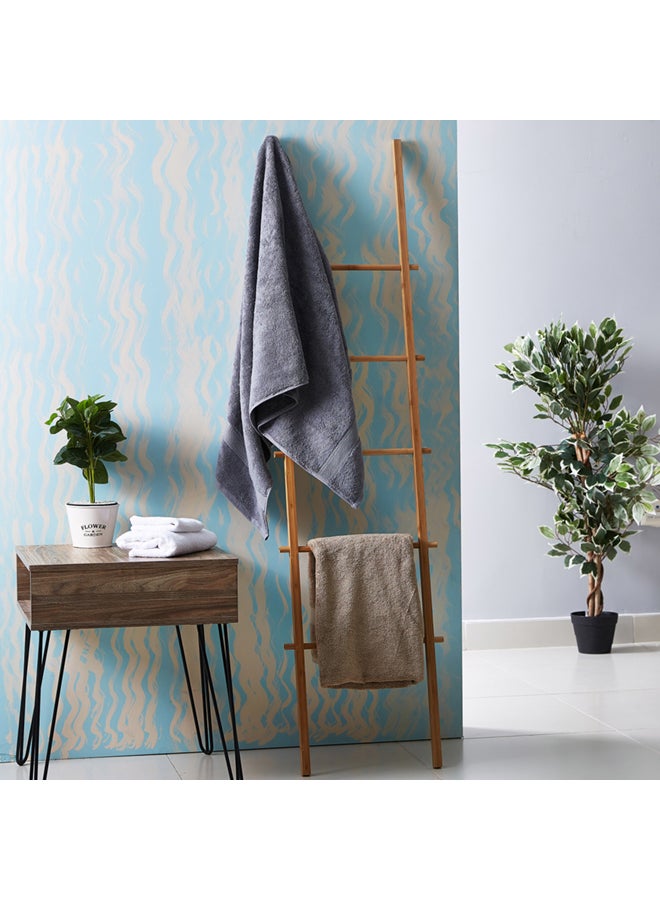 Home Box - Essential Combed Bath Sheet Grey 90x150cm - Image 1