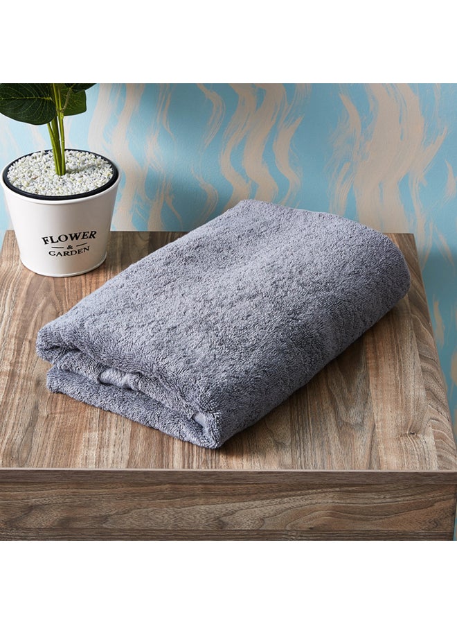 Home Box - Essential Combed Bath Sheet Grey 90x150cm - Image 1