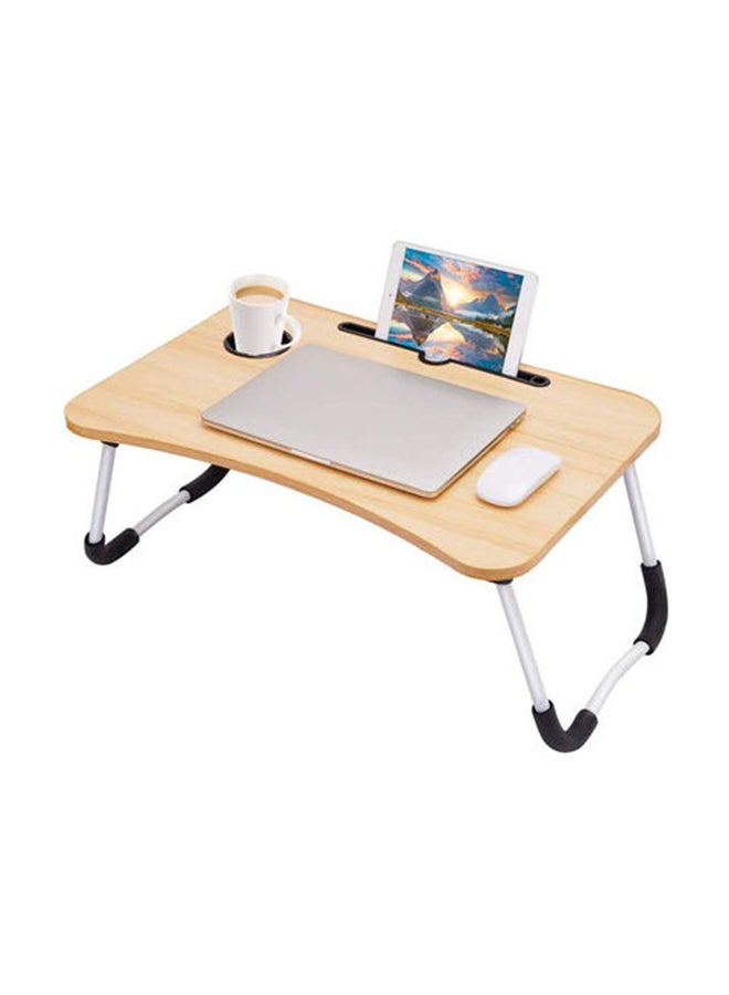 LINGWEI Foldable Laptop Bed Table Beige - Image 1