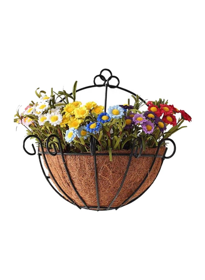 LINGWEI - Wall Hanging Iron Flower Planter Multicolour 44x41x24cm - Image 1