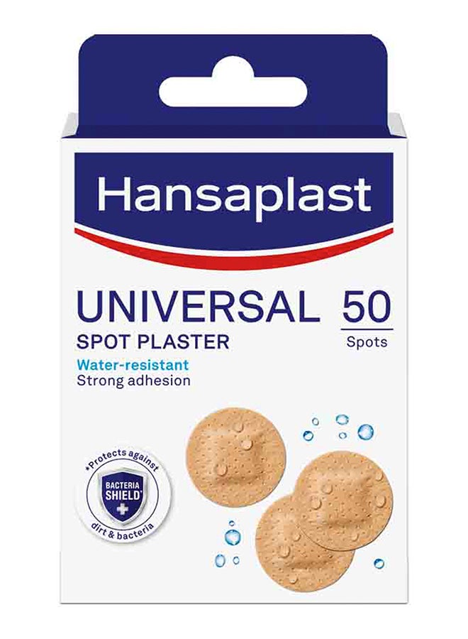 Hansaplast Universal Spots Plasters Water-Resistant And Strong Adhesion 50 Strips  - Image 1