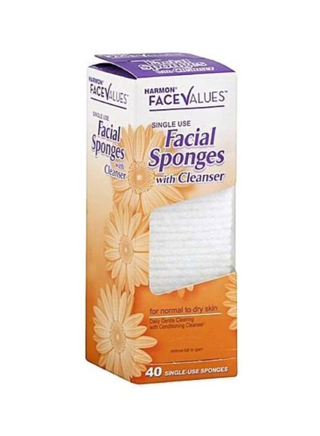 harmon face values - Pack Of 2 Facial Sponges With Cleanser - Image 1