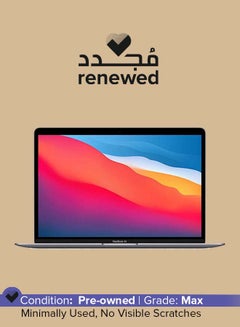 Apple Renewed - Macbook Air (New 2020) Laptop With 13-Inch Display, Apple M1 Chip with 8-Core Processor and 7-core Graphics/8GB RAM/256GB SSD Space Grey  - Image 1