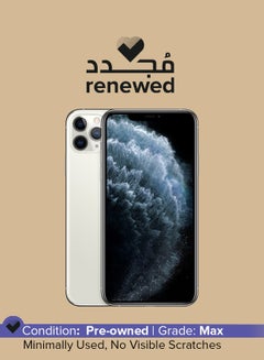Renewed - iPhone 11 Pro Dual SIM With FaceTime Silver 256GB 4G LTE - Physical Dual SIM Version