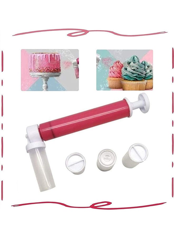 Manual Airbrush Cake Decorating Coloring Baking Decoration Tool Spray Gun Multicolour - Image 3