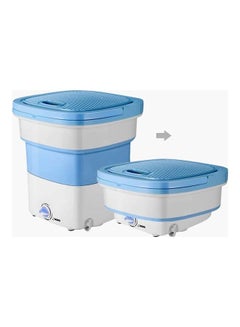 AIWANTO Mini Portable Folding Washing Machine 135 W WMWB001 White/Blue  - Image 2