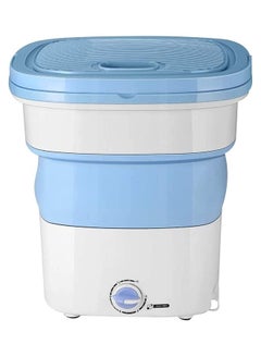 AIWANTO Mini Portable Folding Washing Machine 135 W WMWB001 White/Blue  - Image 1