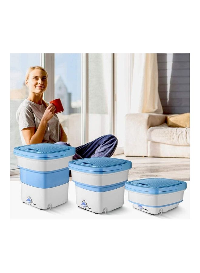 AIWANTO Mini Portable Folding Washing Machine 135 W WMWB001 White/Blue - Image 4