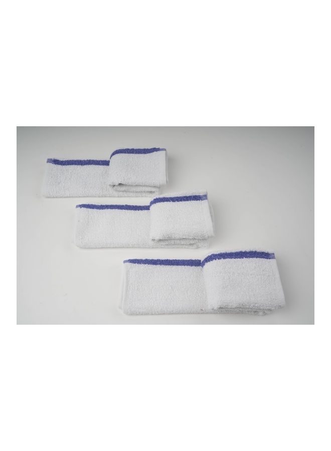 60-Pack Bar Mop Towel Set White 16x19cm - Image 1
