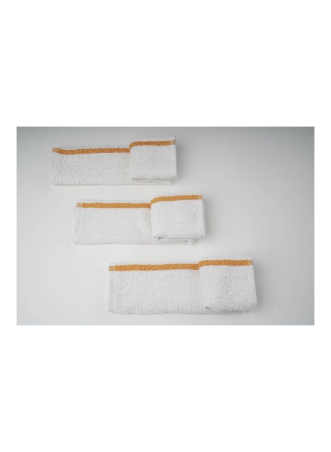 60-Pack Bar Mop Towel Set White 16x19cm - Image 1