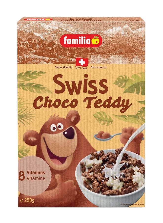 Swiss Choco Teddy Cereals 250grams - v1633348352/N31045159A_1