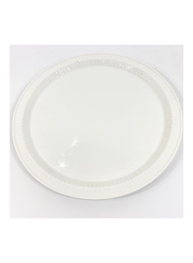 SELETTI Porcelain Dinner Plate White 28cm - Image 1