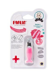 FARLIN Pink Stainless Steel Fish Shaped Nail Clipper, Bf-160D P, 18.5X1X11 Cm  - Image 3