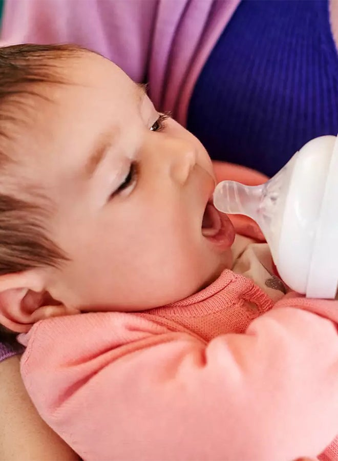 Innovative Petal Design Natural Feeding Baby Ultra Soft Nipple Bottle Set For Newborn Babies 260 Ml