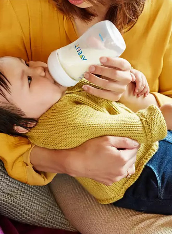 Innovative Petal Design Natural Feeding Baby Ultra Soft Nipple Bottle Set For Newborn Babies 260 Ml