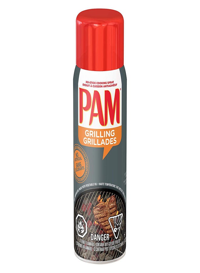 Pam - Fat Free Grilling Non Stick Cooking Spray With Vegetable Oil 141grams - Image 1