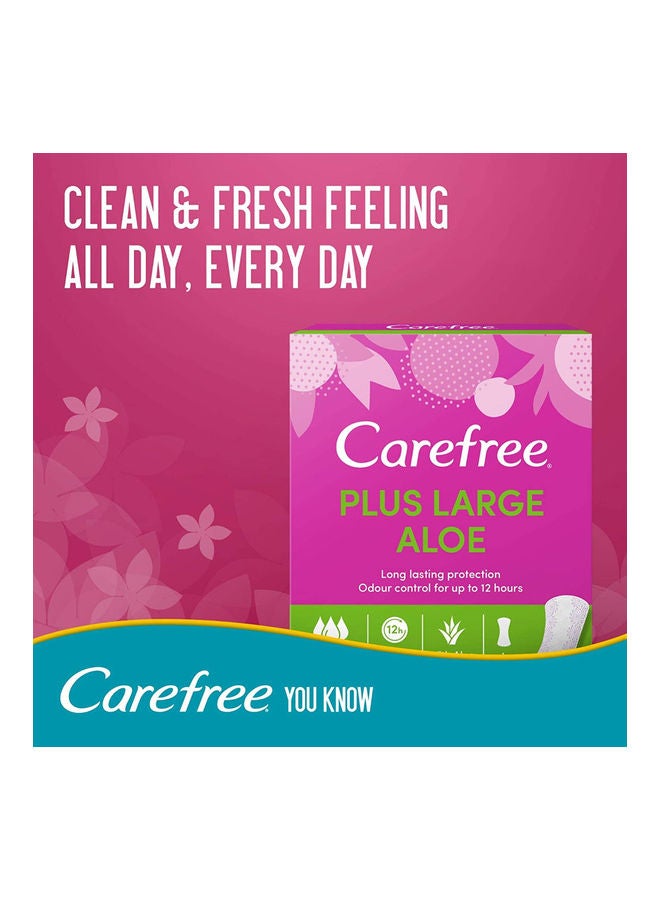Carefree Pack of 48 Daily Panty Liners, Plus Large, Aloe White 0.9kg  - Image 2