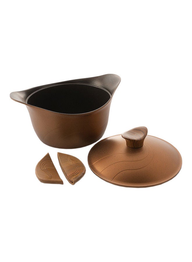 وعاء فردي بني 31x19x29سم  - Image 2