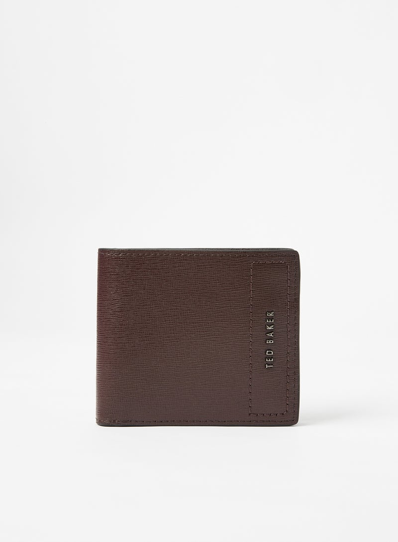 Ted Baker - Corandr Saffiano Bifold Wallet Brown - Image 1