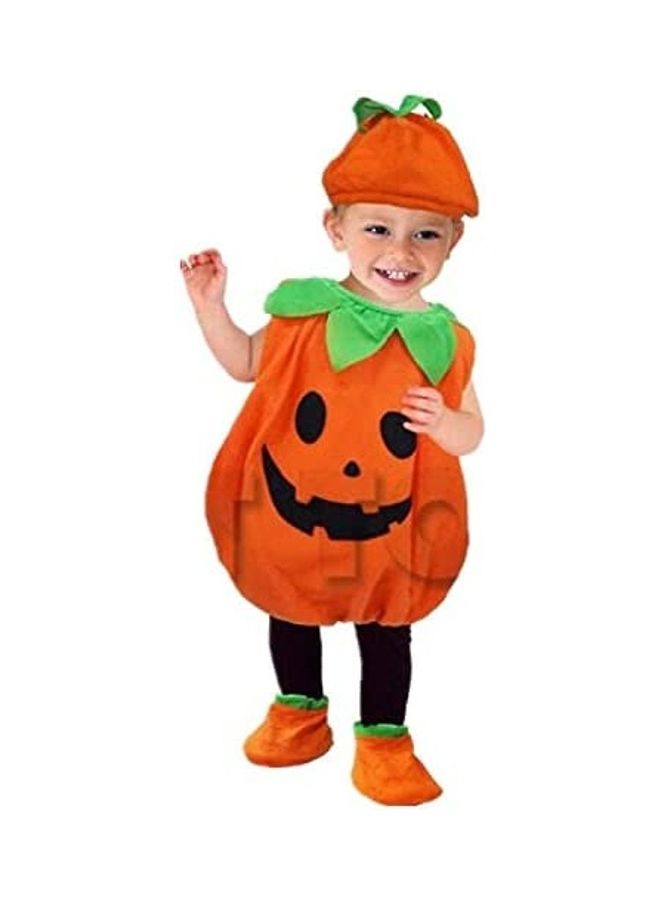 Brain Giggles Pumpkin Costume Set For Halloween Trick or Treat Dress Up 100cm  - Image 1