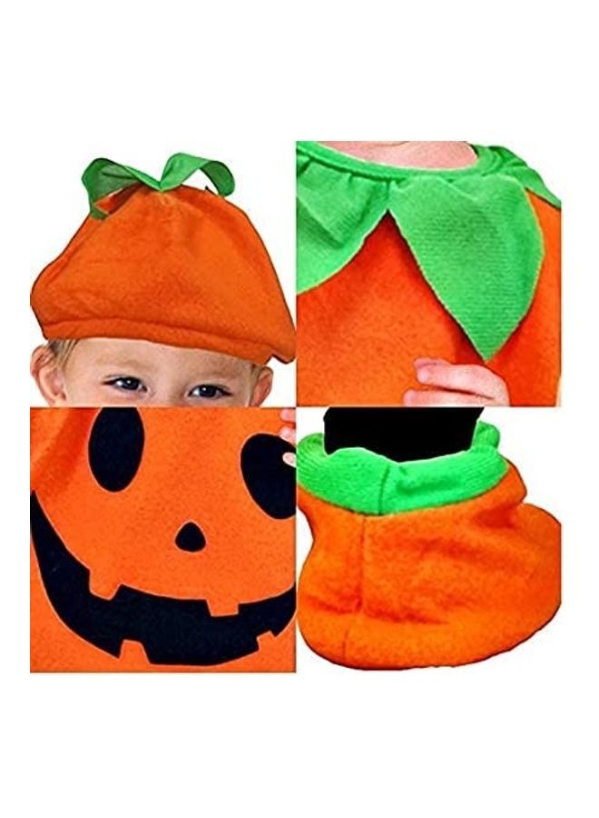Brain Giggles Pumpkin Costume Set For Halloween Trick or Treat Dress Up 100cm  - Image 4