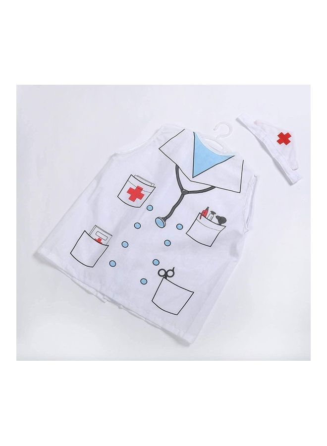Brain Giggles Kids Doctor Costume Dress up Cosplay For Boys & Girls Pretend Role Play (3-8 Years) 90 x 140cm  - Image 3