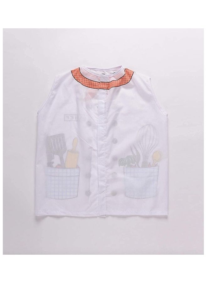Brain Giggles Kids Chef Costume Dress up Cosplay Halloween For Boys & Girls Pretend Role Play (3-8 Years) 90 x 140cm  - Image 4