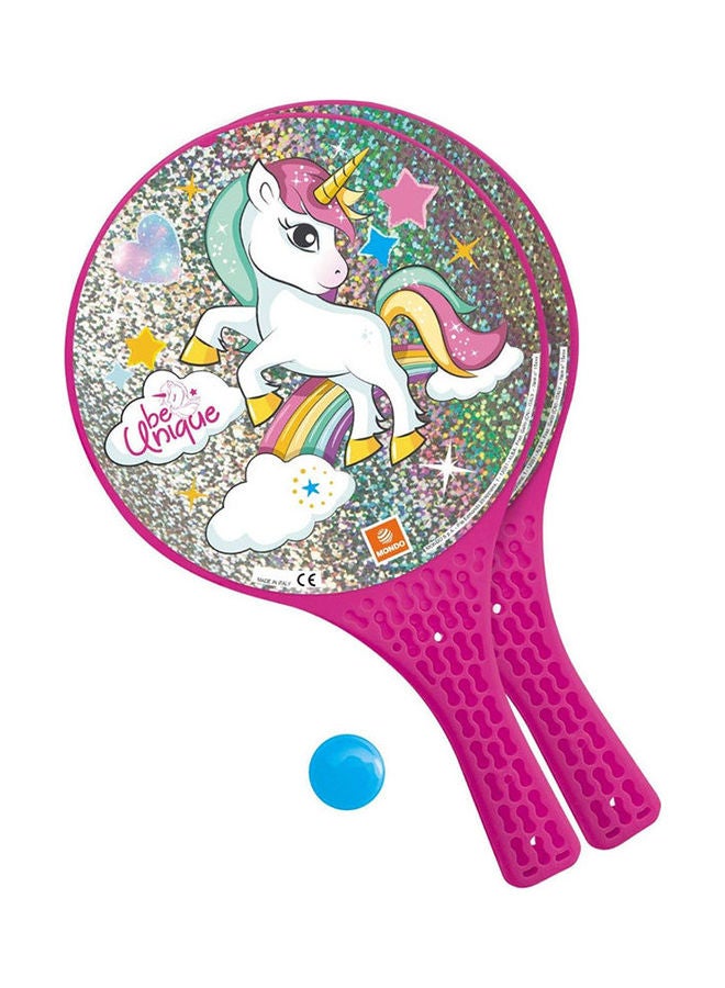 MONDO Unicorn Glitter-2 Plastic Rackets 13.78inch 