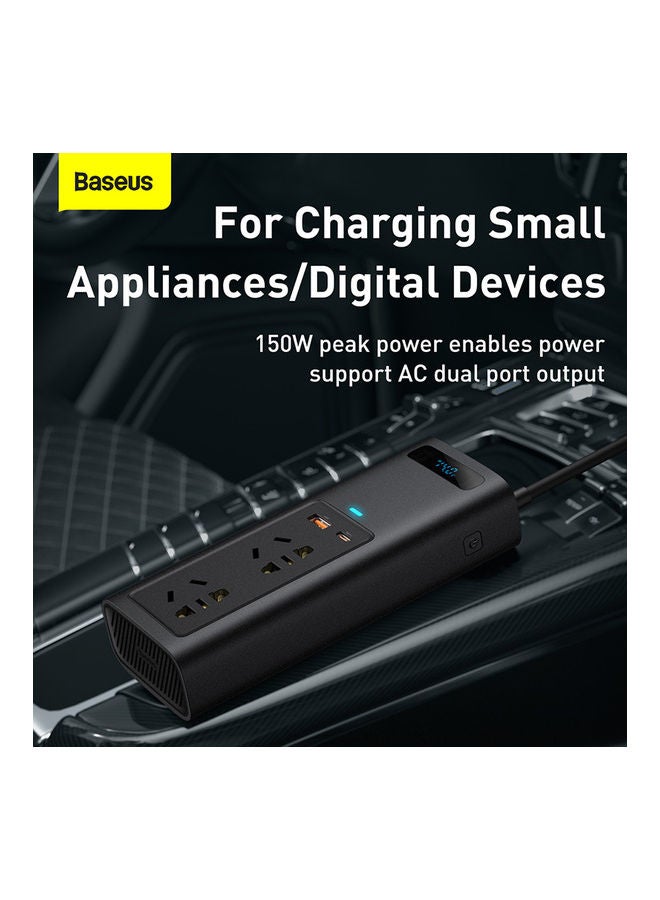 In-Car Inverter 150W Digital Display