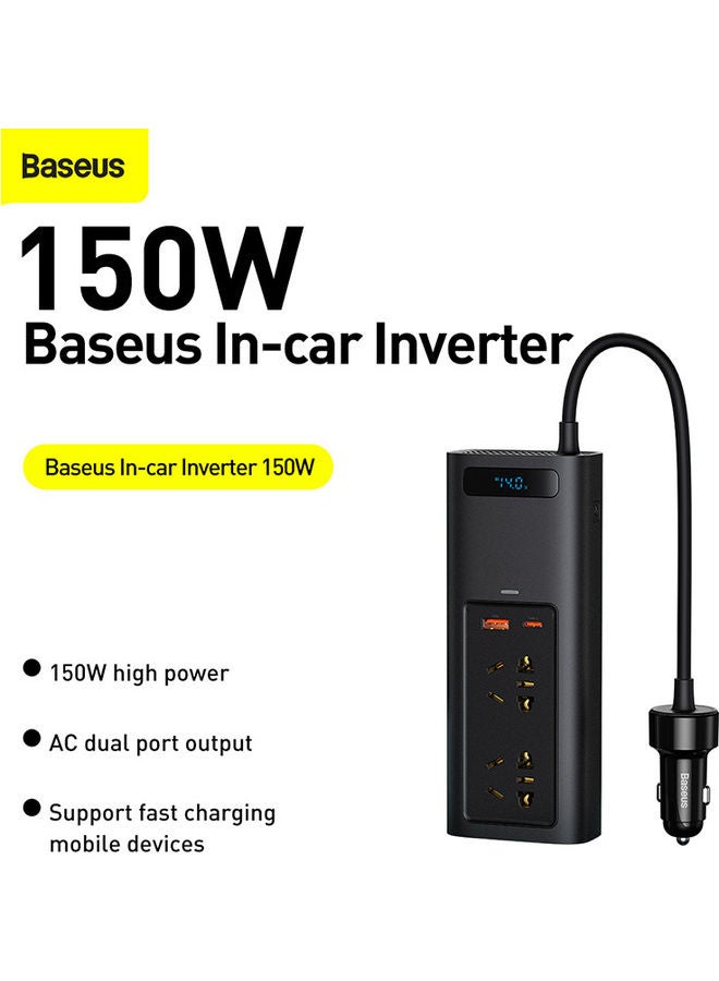 In-Car Inverter 150W Digital Display