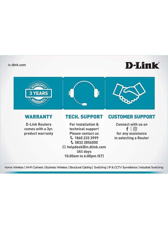DIR-X6060 AX6000 Wi-Fi 6 Router Black