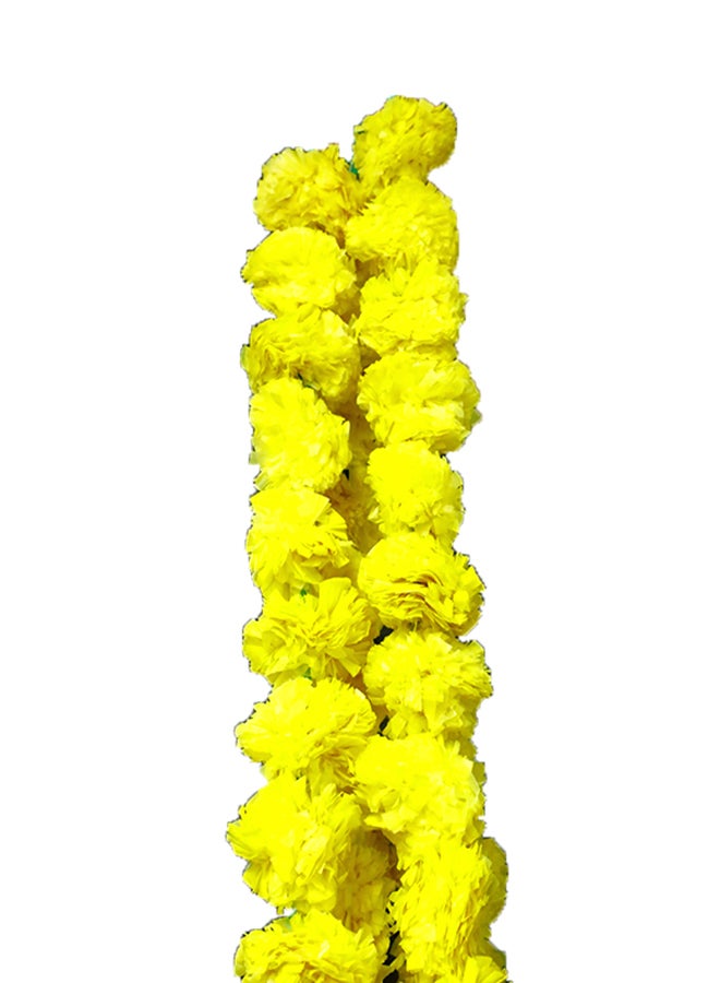 Madhoor 5-Piece Pompom Latkan Set Yellow 50inch  - Image 2