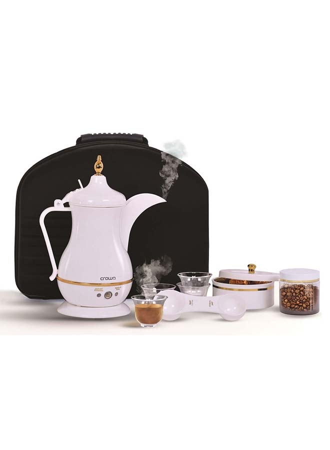 Crownline Crownline Coffee Maker 1000.0 W Crownline TD-253 White  - Image 1