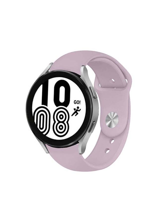 MARGOUN Replacement Silicone Band 20mm for Samsung Galaxy Watch 4/4 Classic Purple - Image 1