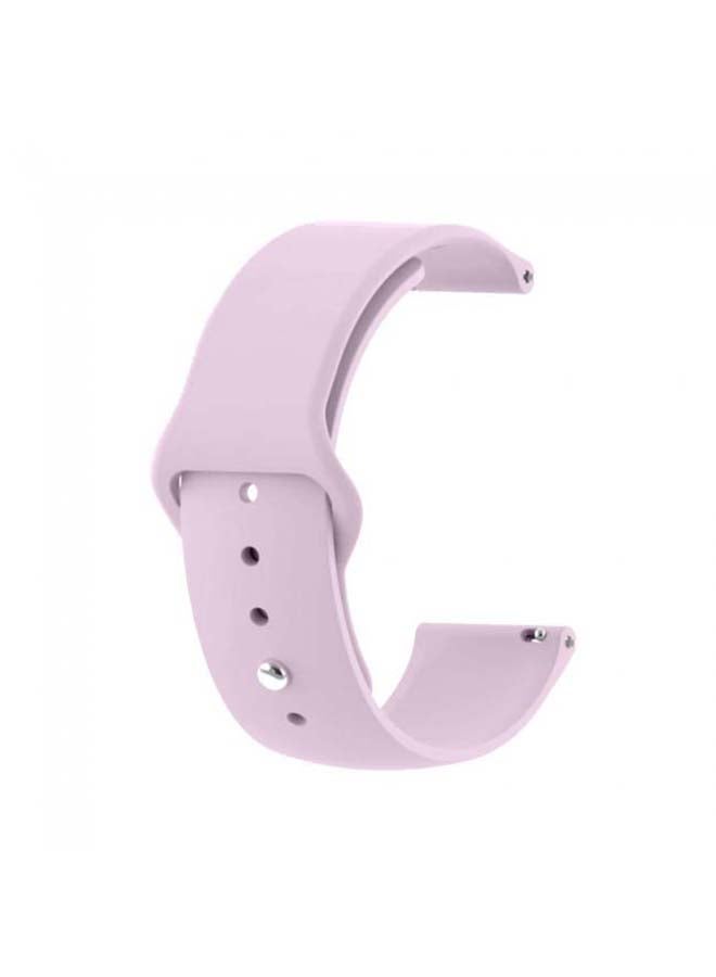 MARGOUN Replacement Silicone Band 20mm for Samsung Galaxy Watch 4/4 Classic Purple - Image 2