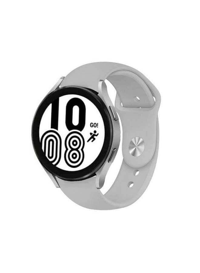 MARGOUN Replacement Silicone Band 20mm for Samsung Galaxy Watch 4/4 Classic Grey - Image 1