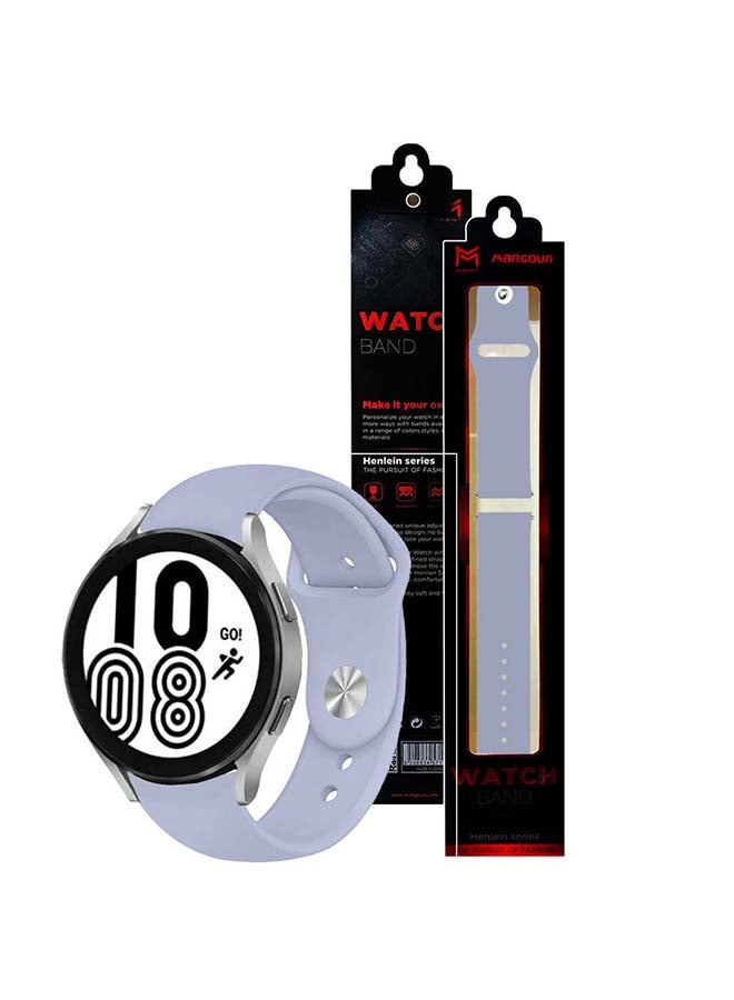 مارجون سوار سيليكون بديل لساعة سامسونج جالاكسي 4/4 كلاسيك خزامي - Image 2