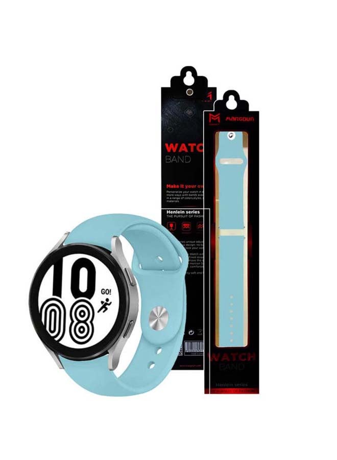 مارجون سوار سيليكون بديل لساعة سامسونج جالاكسي 4/4 كلاسيك أزرق - Image 2