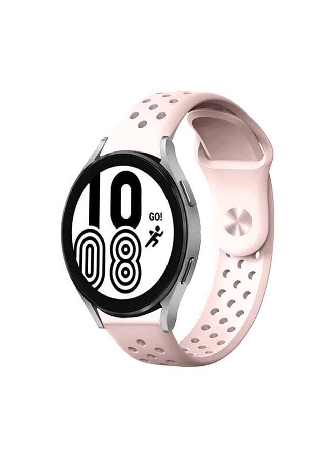 MARGOUN Replacement Nike Design Band 20mm for Samsung Galaxy Watch 4/4 Classic Pink  - Image 1