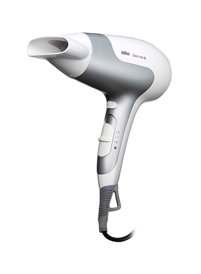 BRAUN - Satin Hair 5 HD580 Power Perfection Dryer Grey/White - Image 1