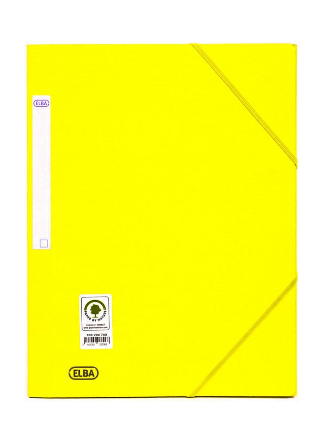 ELBA A4 Flat File Folder Yellow - Image 2